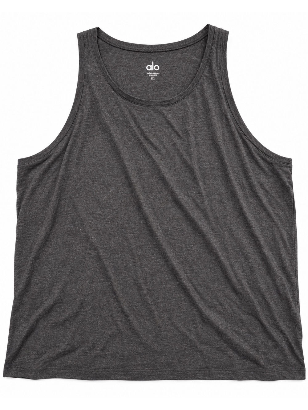 Alo Men's Tank Top Athletic Shirt 2XL Charcoal Gray